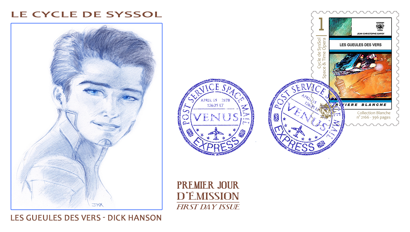 Enveloppe 1er jour Dick Hanson